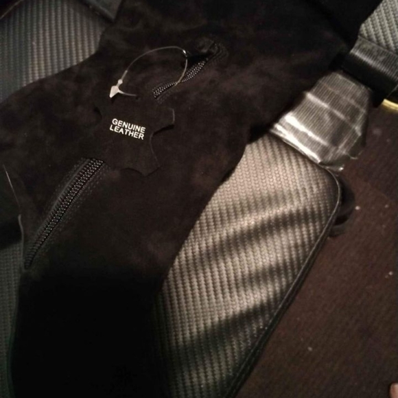 Inc internatiol incorporated made for Macy's real leather knee high slouchy boot - Picture 1 of 4